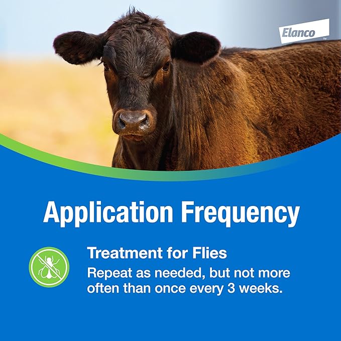 CyLence Pour-On Insecticide | Controls Flies &amp Lice | Ready-to-Use Solution for Beef &amp Dairy Cattle | 6 Pint