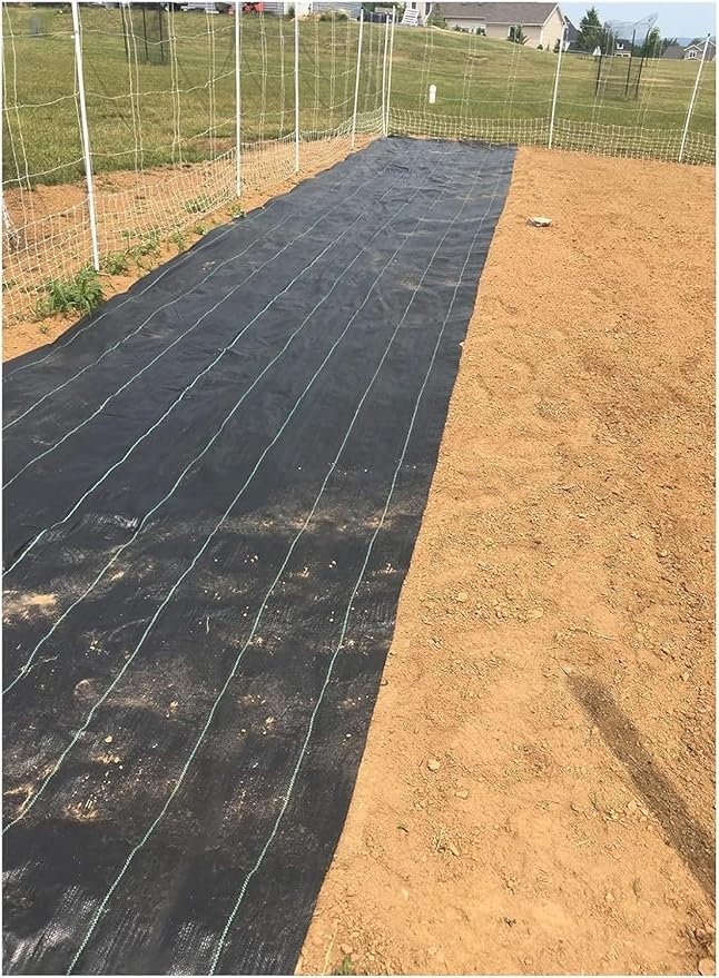 Premium Weed Control Membrane for Garden Patio &amp Driveway - Heavy Duty Polypropylene Fabric1pcs(1.8mx160m)
