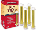 Catchmaster Gold Stick Fly Trap 4-Pk Bug &amp Fruit Fly Traps for Indoors &amp Outdoors Premium Adhesive Mosquito Gnat &amp Bug Catcher Insect Killer Bulk Pest Control for Home