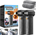 1500w Thermal Blower 2026 Upgrade Portable Snow Blower for Car Electric Windshield Antifreeze Blowe -3 Gear Adjustable Strong Airflow for Drying/Dust Removal/Cleaning (2PCS)