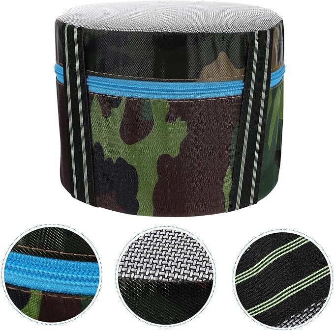 Portable Small Garden Stool with High-Density Foam Lightweight Outdoor Field Work Seat for Adults Stable and Compact Step Stool for Camping Gardening Fishing and Home Use