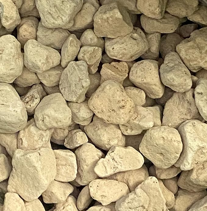 3 Gal. Genuine Japanese Hyuga Pumice for Orchid &amp Bonsai Tree Soil Mix - Large Grain 12 mm～25 mm (3GAL.Hyuga L)