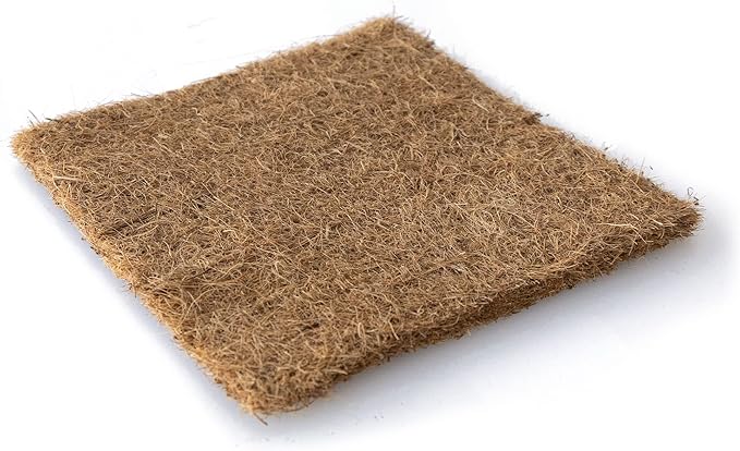Coconut Coir Hydroponic Grow Mat - Pack of 25-10 x 10 Inches for 1010 Trays - Woven Coco Fiber Growing Pad for Microgreens &amp Wheatgrass