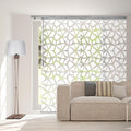A&ampF Rod Décor - ICY White 4-Panel Single Rail Panel Track Extendable 48-88 W x 94 H Panel Width 23.5