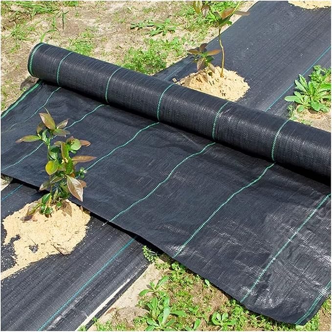 Heavy Duty Weed Control Membrane - 6ft Landscape Ground Cover Fabric for Garden and Driveway1pcs(1.8mx100m)