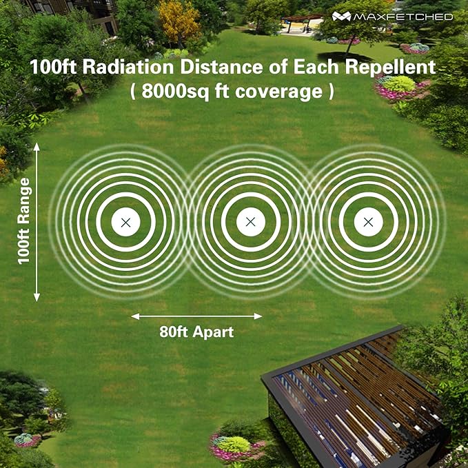 Solar Snake Repellent Ultrasonic Outdoor with LED Light Sonic Mole Repeller Solar-Powered Snake Mole Vole Gopher Away for Lawn Yard 2PK