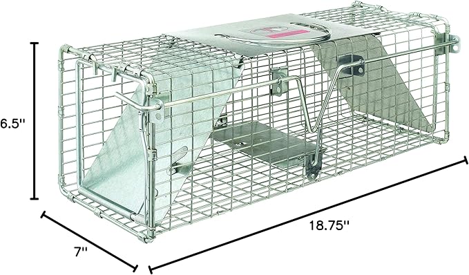 Little Giant® Double Door Live Trap | Animal Traps | Double Door Entry | 18.75 x 7 x 6.5