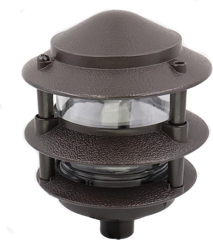 Thomas &amp Betts K330BR 3-Tier Pagoda Outdoor Light Bronze