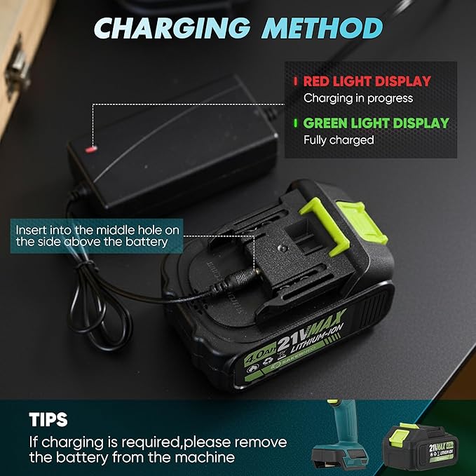 Cordless Leaf Blower with 2 X4.0Ah Batteries180000 RPM Handheld Blower Newly Upgraded Compressed Air Duster Adjustable Speed for Patio Lawn Garden Cleaning