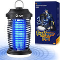 Outdoor Insect Killer Mosquito Killer Electric Fly Killer Insect Killer Mosquito Killer Fly Trap Indoor and Outdoor Flying Insect Killer 4200V ABS Plastic Shell (Black)