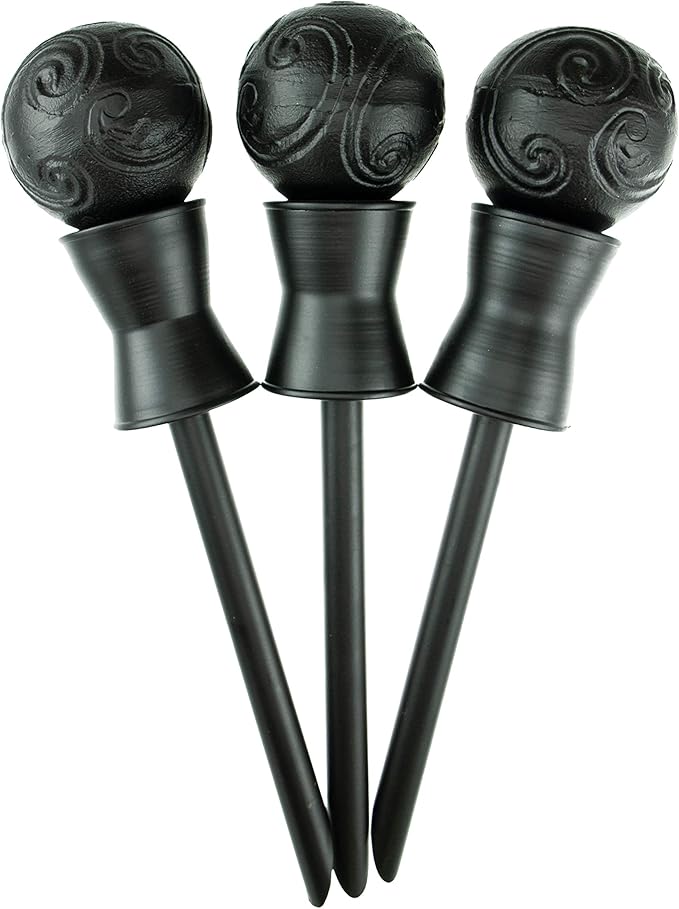 CLEVER GARDEN Heavy Duty Decorative Hose Guide - Round 3 Pack