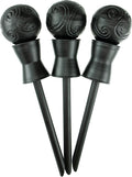 CLEVER GARDEN Heavy Duty Decorative Hose Guide - Round 3 Pack