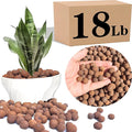 Voulosimi Clay Pebbles Hydroponic Rocks Organic Ceramsite Grow Media for HorticulturalOrchidsDrainage (18LB)