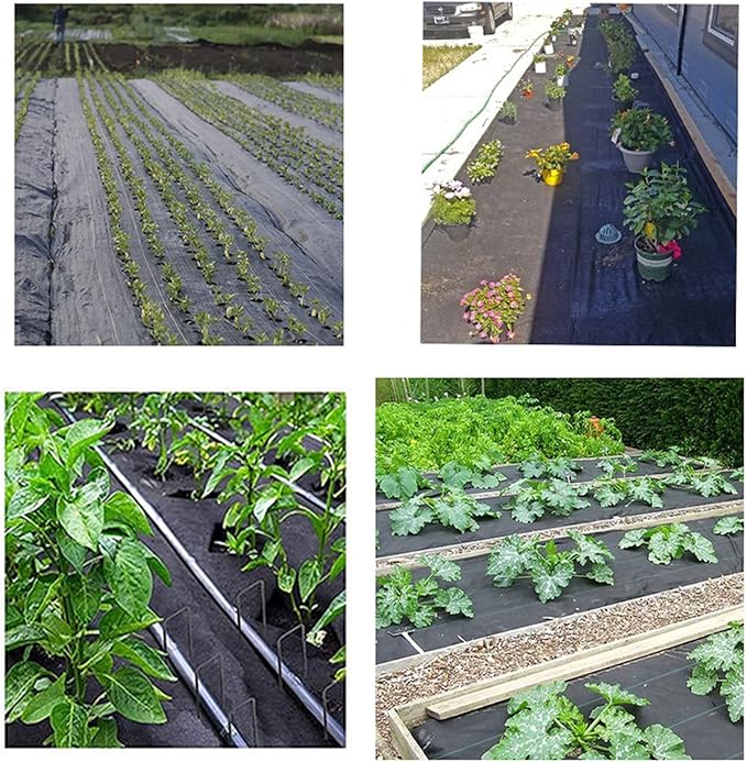 Garden Fabric Weed Barrier Weed Barrier Landscape Fabric Ground Cover Garden Weed Barrier Gardening Mat for Garden Planting Weed Blocking 3FT*300FT Does Not Apply