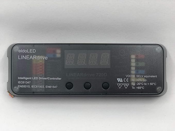 LINEARdrive 720D DMX/RDM and DALI 4 Control Channels Constant Voltage 4X LED outputs Plastic Long LIN720D