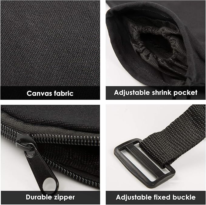 Surblue Replacement Collection Dump Bag for Ultra Blower Rake and Vacuum Leaf Blowers Black 2 PCS