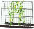 Garden Cucumber Trellis for Climbing Plants Outdoor 65 x 48 inch U-Shaped Garden Arch Trellis Pea Tomato Cucumber for Raised Bed 120x160-BLK