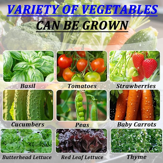 Hydroponics Growing KitsHydroponics Tower with Led Grow LightDIY Tower Hydroponic Growing System Indoor Soilless Vegetable Planting Hydroponic System 7layers