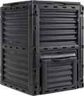 Garden Composter Bin Outdoor 80 Gallon(300L) Compost Container W/Easy Assembly Lightweight Aerating Compost Box for Kitchen Garden Food Waste Recycling Composting Green