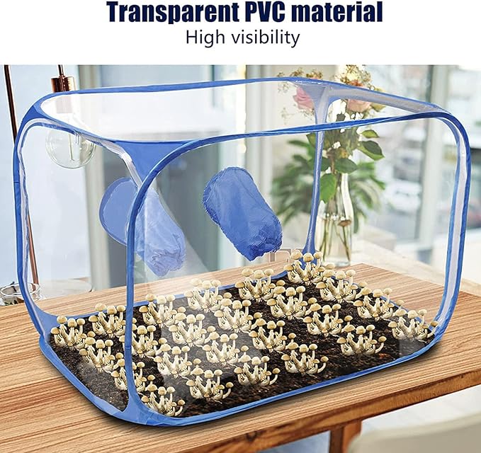 Dpofirs Still Air Box Mushroom Cultivation Set - Versatile Scientific Growth Kit for Home Growers