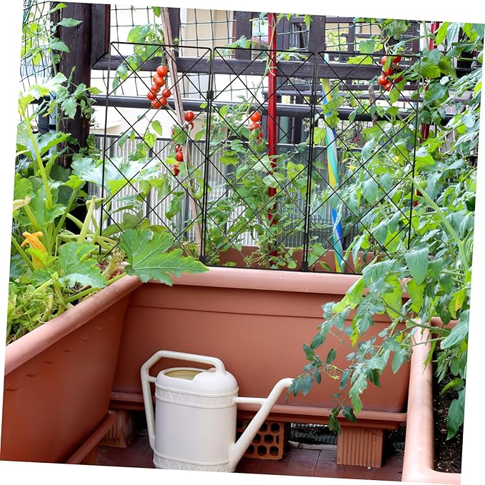 VANZACK Garden Trellis for Climbing Plants Multi-Functional Folding Support Stand for Vines Vegetables and Flowers Easy Installation and Reusable Design for Indoor and Outdoor Use
