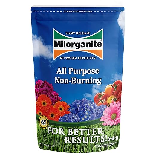 0605 Garden Care Organic Fertilizer 5-Pound. Pack of 4