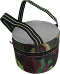 VICASKY Small Portable Garden Stool for Weeding and Tea Picking 18cm High Sturdy Foam Seat with Camouflage Surface Lightweight Camping and Fishing Work Stool for Outdoor Gardening