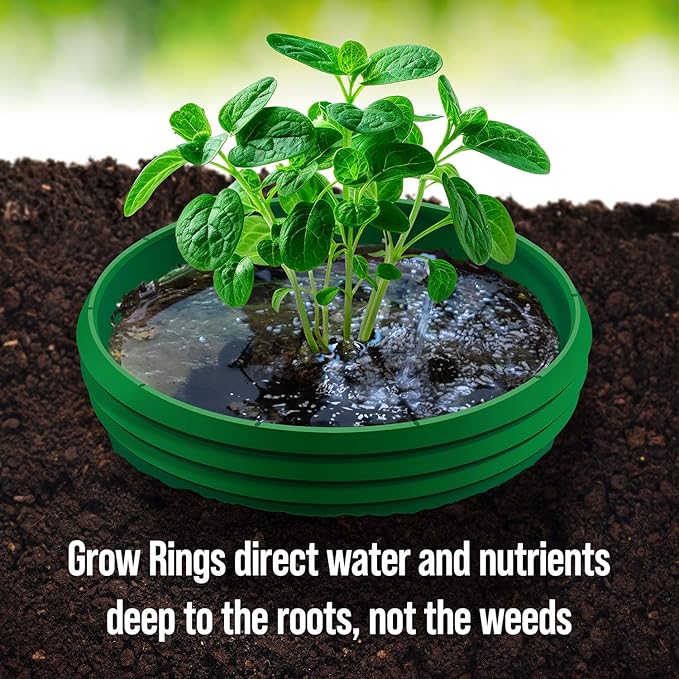 4 Herb Garden Kit with Grow Rings and Greenhouse Germination Domes – Certified Organic Herb Planter Kit – Gardening Gift for Mom Teachers Women and Men – Made in USA