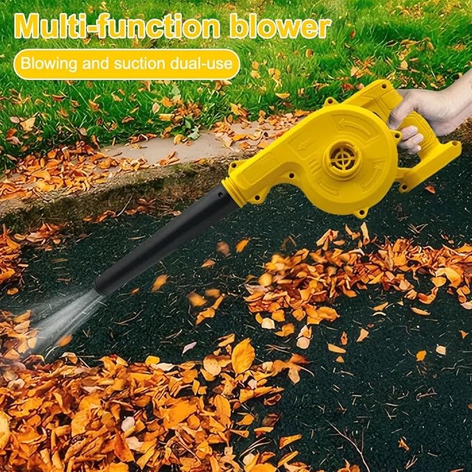 2 in 1 Cordless Air Blower &amp Vacuum Cleaner 20000r/min Computer Dust Collector 21V Leaf Blower
