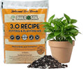 BuildASoil Potting Soil Recipe 3.0 - Organic Living Potting Soil Mix for Indoor and Outdoor Plants Water-Only Formula Well-Draining Indoor Garden Dirt for Full Growth Cycle - 35 lbs