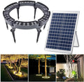 Garden Solar Lights LED Solar Landscape Spotlights for Big Tree Outdoor Ring Tree Light Made to Last(Green LightPack of 6)