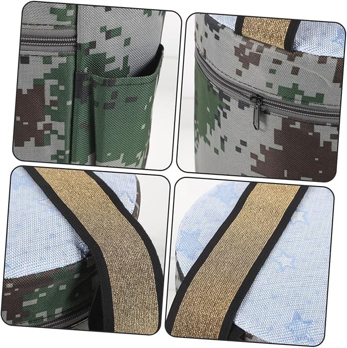 Portable Lightweight Foam Gardening Stool with 25cm Height and Storage Pocket Wearable Outdoor Workseat for Weeding and Field Gardening Tasks Random Style