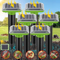 Mole Repellent Solar Powered2025 Upgraded Vole Repellent Ultrasonic Solar PoweredMole Repeller Outdoor for Lawns Garden YardGopher Trap Killer for GopherSquirrel(6 Pack)