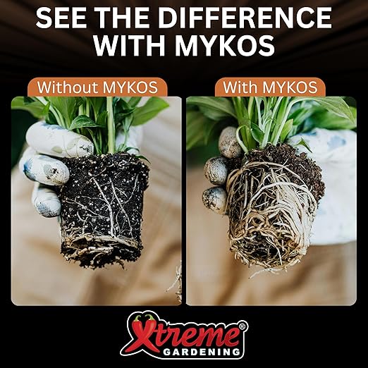 Xtreme Gardening Mykos 20 lb – Mycorrhizal Fungi Root Stimulator for Plants – Organic Root Booster for Stronger Roots Bigger Growth &amp Higher Yields – Mycorrhizae for Vegetables Flowers &amp Tre