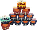 BUZZY Seeds Spruce Tree 12-Pack Mini Terracotta Grow Kits – Sustainable Tree Growing Kit Includes Everything to Sprout Evergreens Perfect for Earth Day Party Favors or Corporate Gifts