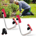 Knee Seat for GardeningStrap on Kneeling Device for GardenErgonomic Gardening SeatGarden Work Seat for Farm WorkGardeners Tool Seat for Protect KneesSuper Cozy &amp Improve Work Efficiency (Red-