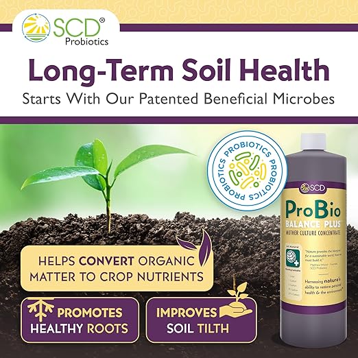 ProBio Balance Plus - Make 20X More Soil Conditioner Super Concentrate of Effective Beneficial Microorganisms &amp PNSB Phototrophs - OMRI Listed for Organic Farm Lawn Garden - 1 Liter (4 Pack)