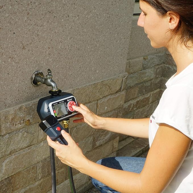 Eden 93412 Programmable Digital Water Timer 2-Zone Compatible with Wireless Soil Moisture Sensor