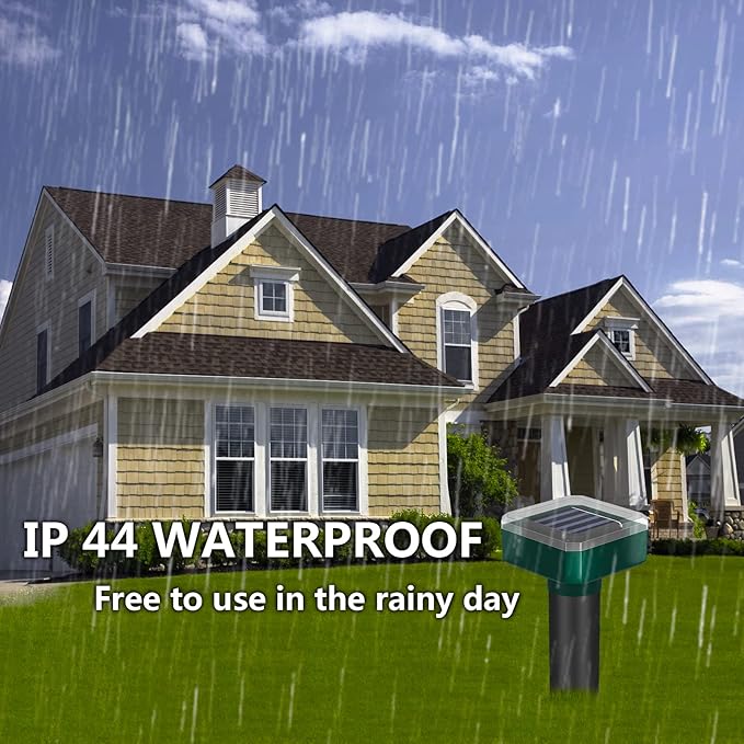 Effective Solar Deer Repellent Outdoor - Ultimate Deer Deterrent Devices for Your Yard Keep Deer Away with High-Tech Deer Repeller for YardDeer Repellent Devices Outdoor Pet Safe