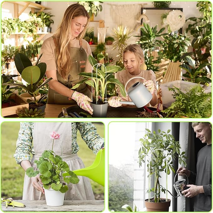 6 Pack U-Shape Acrylic Plant Trellis for Indoor Climbing Plants 16 Inch Small Plant Trellis Potted Plant Climber Support for Pothos Vine Ivy Houseplant