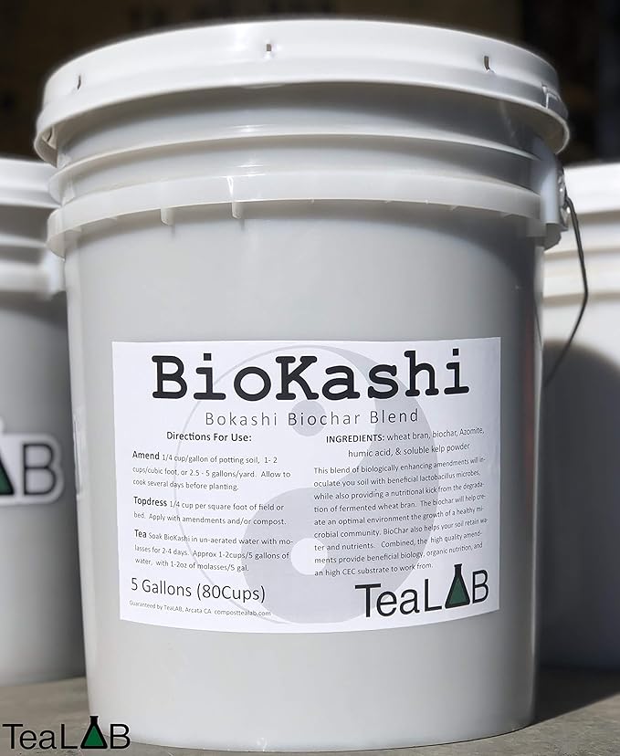 Bokashi BioChar Blend : BioKash i: 5 Gallon Bucket