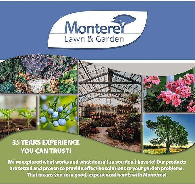 Monterey Nutra Green 5-10-5 + Micronutrients Fertilizer for Ornaments Fruits Vegetables Gardens Trees &amp Shrubs 1 Quart Apply with Sprayer