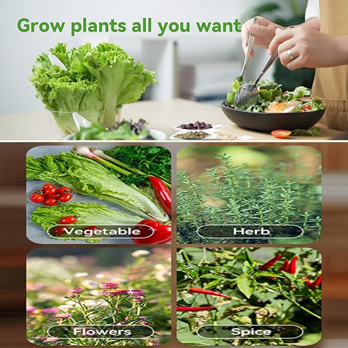 5/7/9 Tier Outdoor Indoor Hydroponic Grow Kit Hydroponics Growing System Tower with LED Grow Light for Gardening Lover7Tier (with Light)