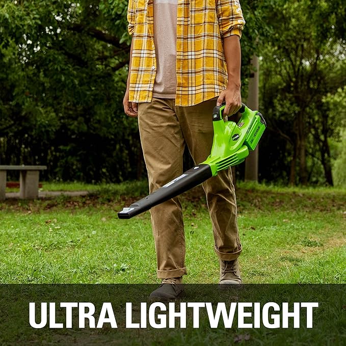 Greenworks 40V (150 MPH / 130 CFM / 75+ Compatible Tools) Cordless Leaf Blower Tool Only