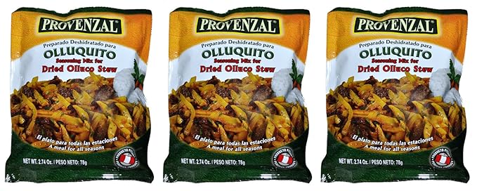 Olluquito Provenzal 3 pack of 2.2 oz each - 3 sobres