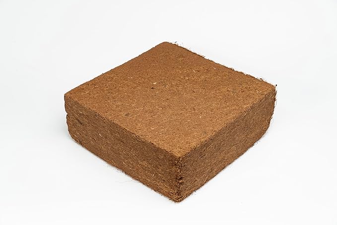 Premium Coco Coir Brick | 11 Pound Coconut Fiber Block | Organic Veggie Mix Coconut Husk Compressed Growing Medium | Perfect As Greenhouses Hydroponics Garden Soil | 100% Organic &amp Eco-Friendly