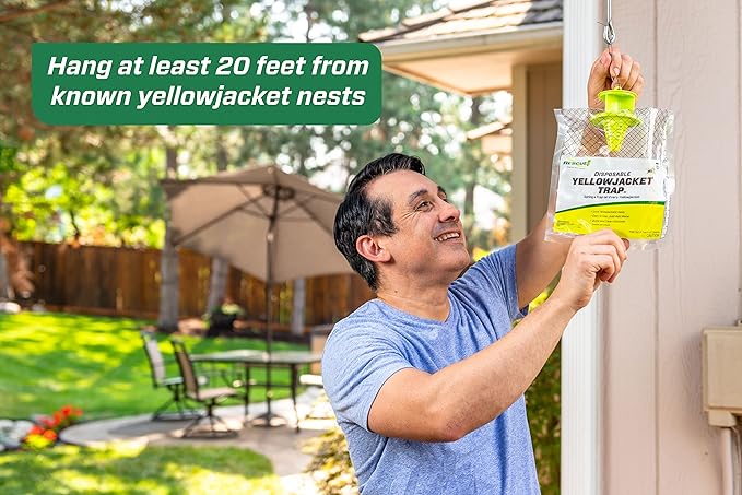 RESCUE! Disposable Yellowjacket Trap - Mountain &amp Pacific Formula - 10 Traps