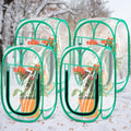 Nuanchu Pop up Mini Greenhouse Cover PVC Clear Small Greenhouse with Nails 12 x 12 x 20 Inch Portable Plant Flowers Sunshine Tent Room for Indoor Outdoor Gardening(4 Pack)