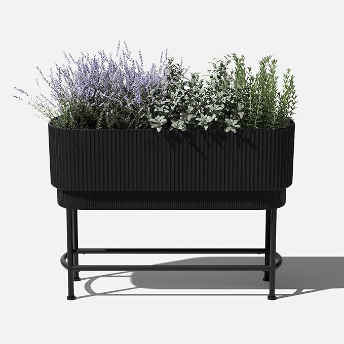 Veradek Demi Series Raised Garden Bed w/Stand - Self-Watering Planter for Backyard &amp Garden | All-Weather Use