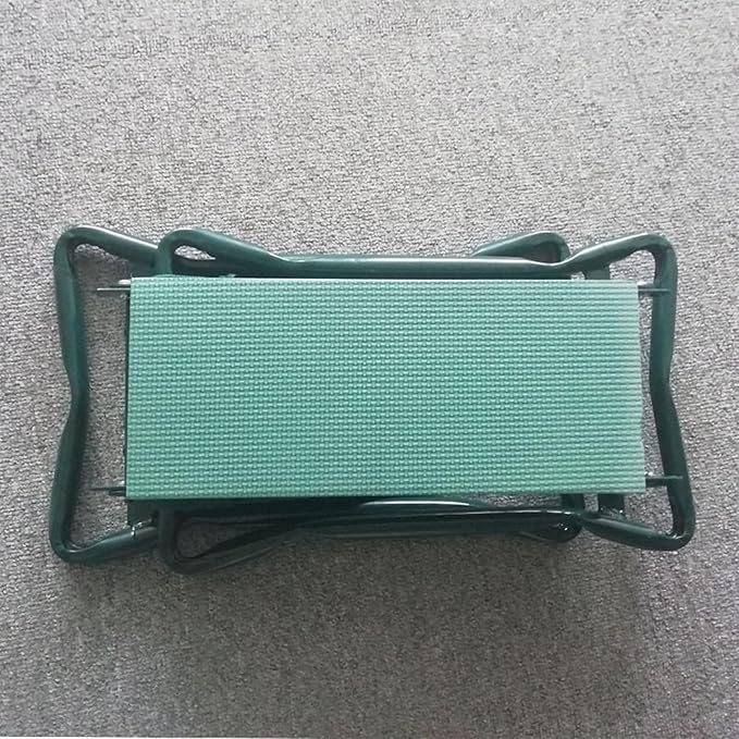 Garden Work Chair Garden Kneeler Seat Garden Bench Garden Stools Foldable Stool with Tool Bag Pouch Foam Pad Outdoor Portable Kneeler for Gardening ()